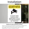Signmission 24 Hour Video Surveillance With Symbol OSHA Security Notice Sign, Vinyl Decal, 10in W x 14in L, 2PK OS-2PACK-SN-D-1014-V-11692 - alternate 3